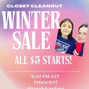 All items start at $5!